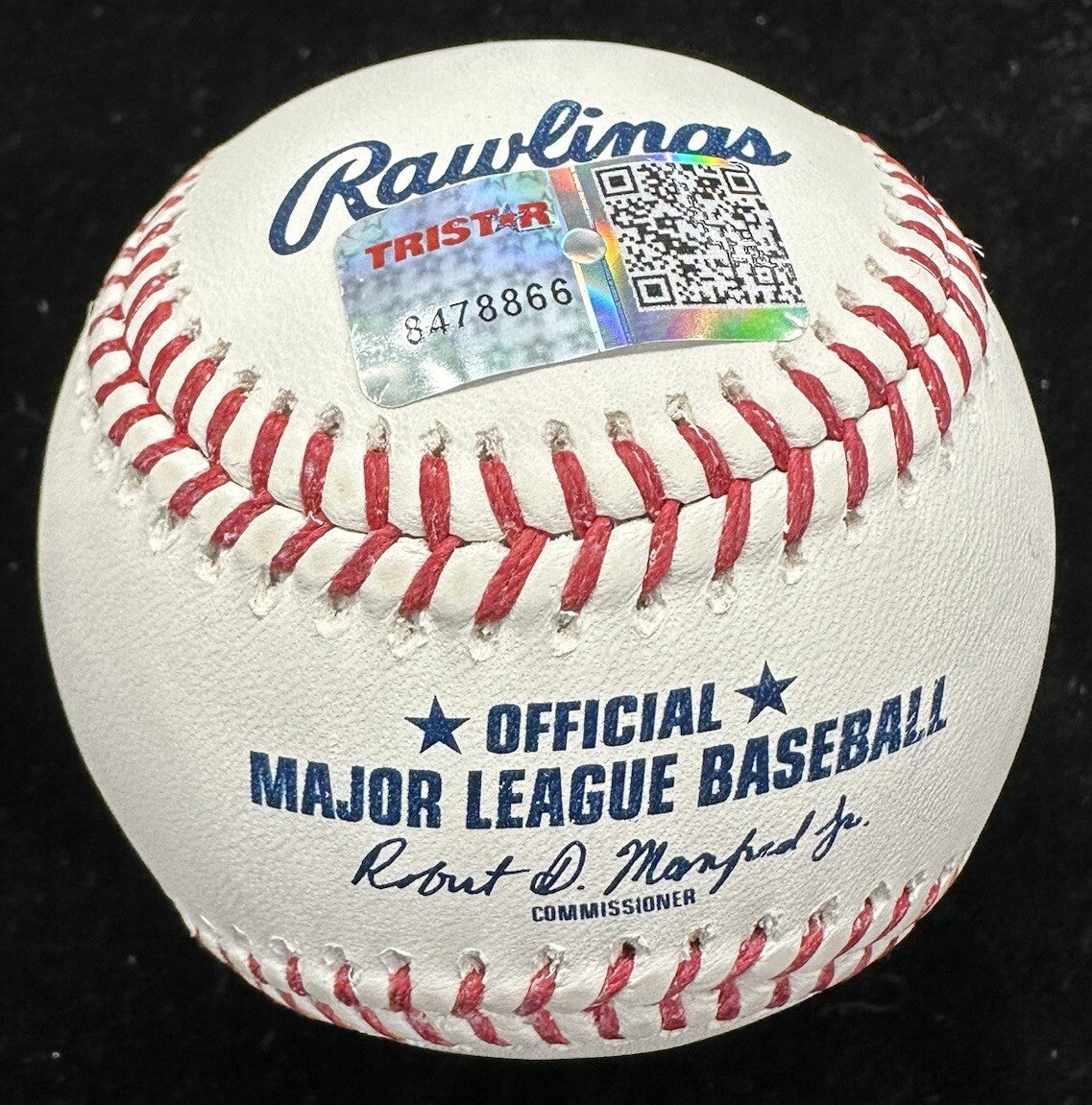 Ryne Sandberg 2,386 Hits Signed Baseball Tristar 