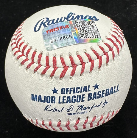 Ryne Sandberg 2,386 Hits Signed Baseball Tristar 