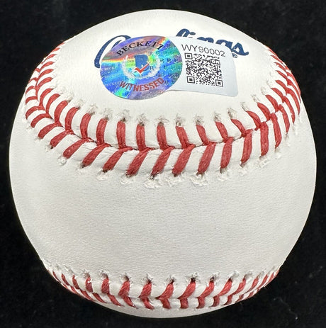 Larry Walker HOF 2020 Signed Hall Of Fame Logo Baseball Beckett BAS