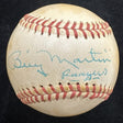 Billy Martin Rangers Personalized To Bruce Signed Baseball PSA/DNA LOA