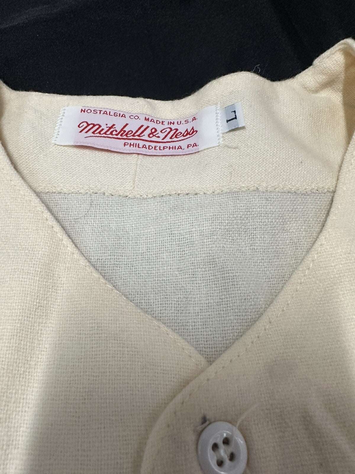 Lou Boudreau Signed Authentic Cleveland Indians Mitchell Ness Stat Jersey PSA 