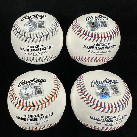 Sammy Sosa Rangers Cubs White Sox Orioles Signed Team Logo Baseball Set Beckett