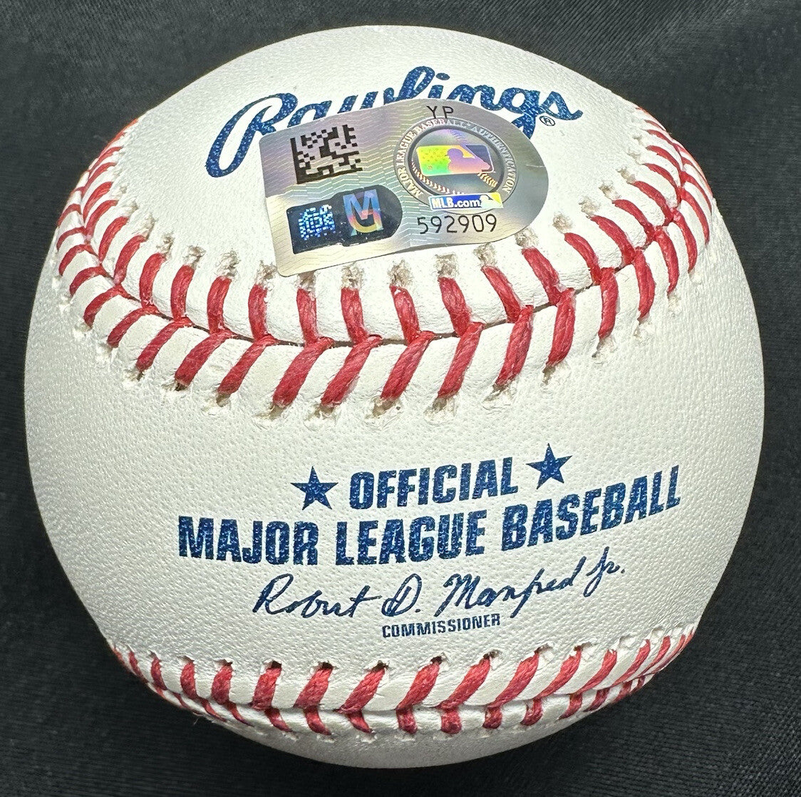 Will Clark MLB Debut Signed Stat Baseball MLB Holo 