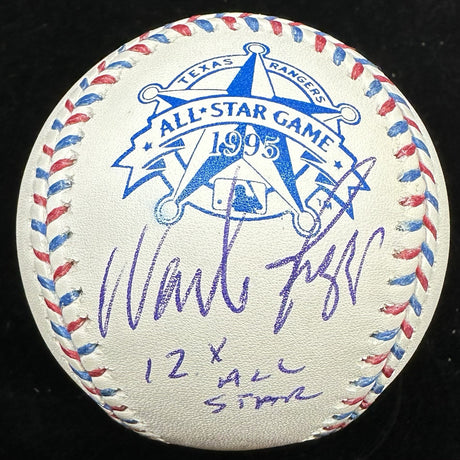 Wade Boggs 12x All Star Signed 1995 ASG Logo Baseball JSA