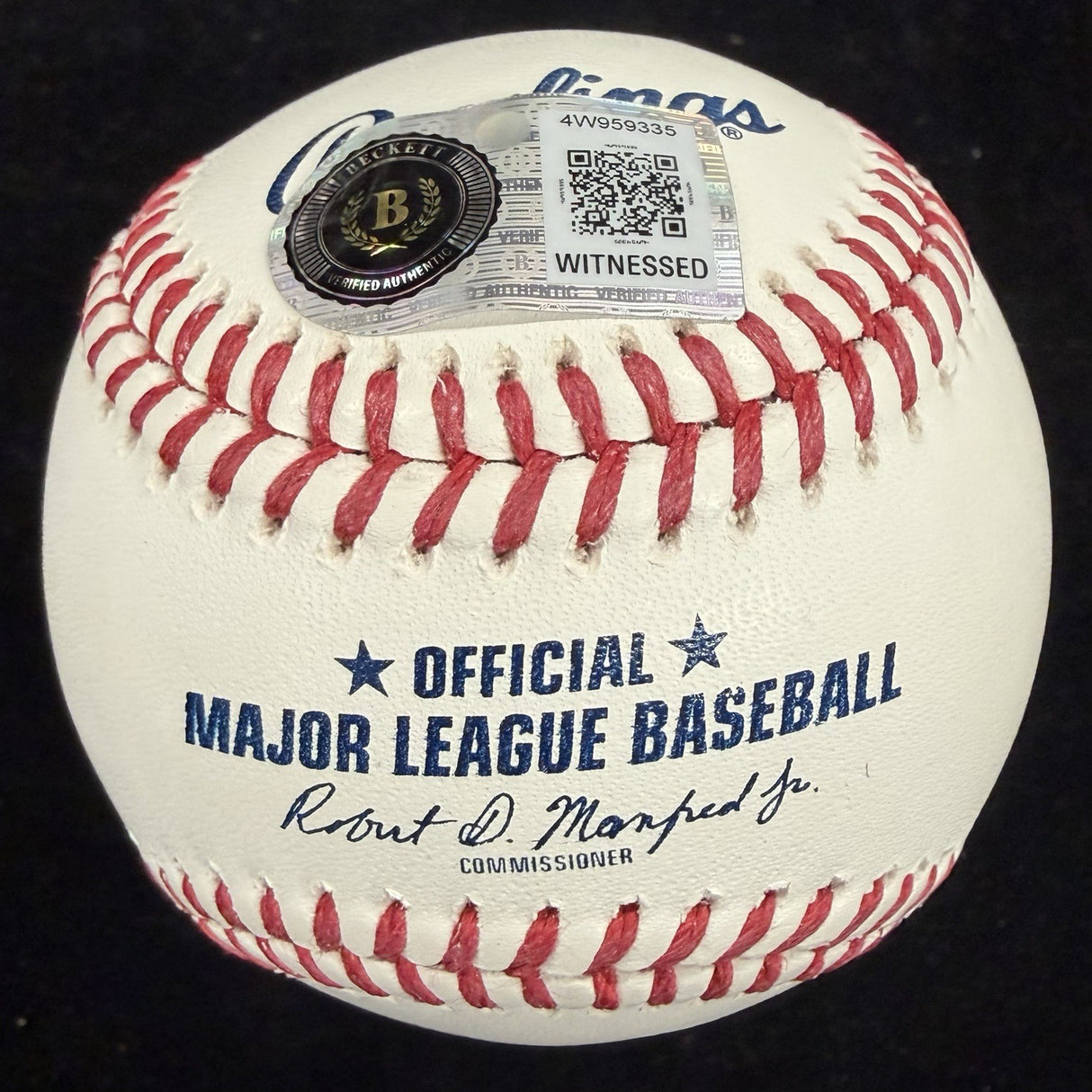 William Edward Billy Wagner HOF 2025 Signed Full Name Baseball Beckett Witness