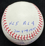 Pete Rose 1970 ASG GW Run Signed Story Stat Baseball JSA