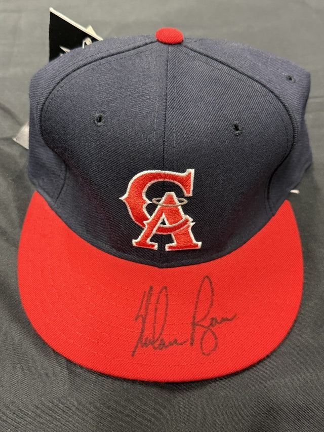 Nolan Ryan Signed California Angels Hat JSA