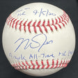 Mike Trout Angels All Time HR Leader Signed Baseball MLB Holo 