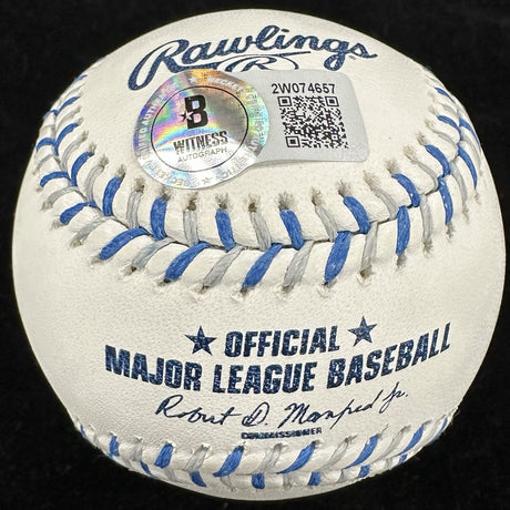 Bo Jackson 86-90 Royals Signed Kansas City Team-Stitched Logo Baseball Beckett 