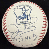 Jim Perry 1970 AL Cy Young Signed CY Logo Baseball JSA