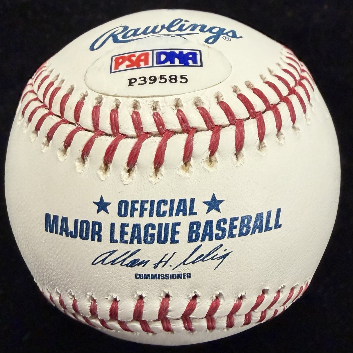 Howard Bruce Sutter HOF 2006 Full Name Signed Stat Baseball PSA/DNA