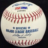 Howard Bruce Sutter HOF 2006 Full Name Signed Stat Baseball PSA/DNA