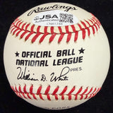 Harold Henry (Pee Wee) Reese Signed Full Name Baseball JSA