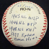 Stan Musial Signed Reggie Jackson Stat Baseball Complete Box Bag Cert