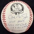 Cal Ripken Jr. Signed Retirement Logo Stat Baseball JSA