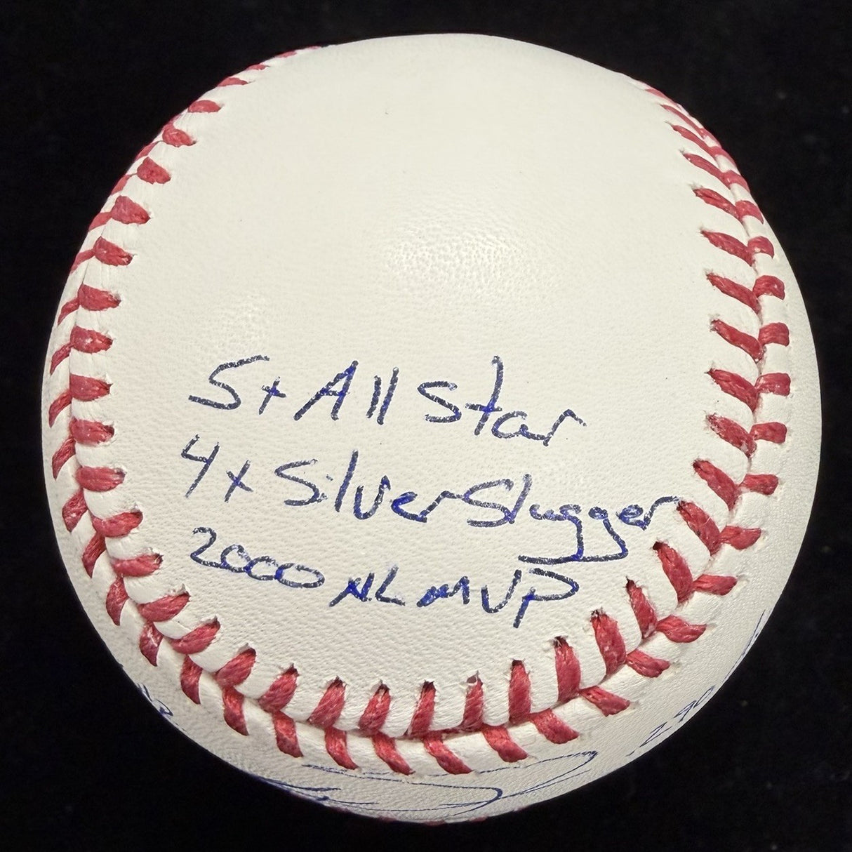 Jeff Kent HOF 26 Signed 8 Inscirption Stat Baseball Tristar Holo