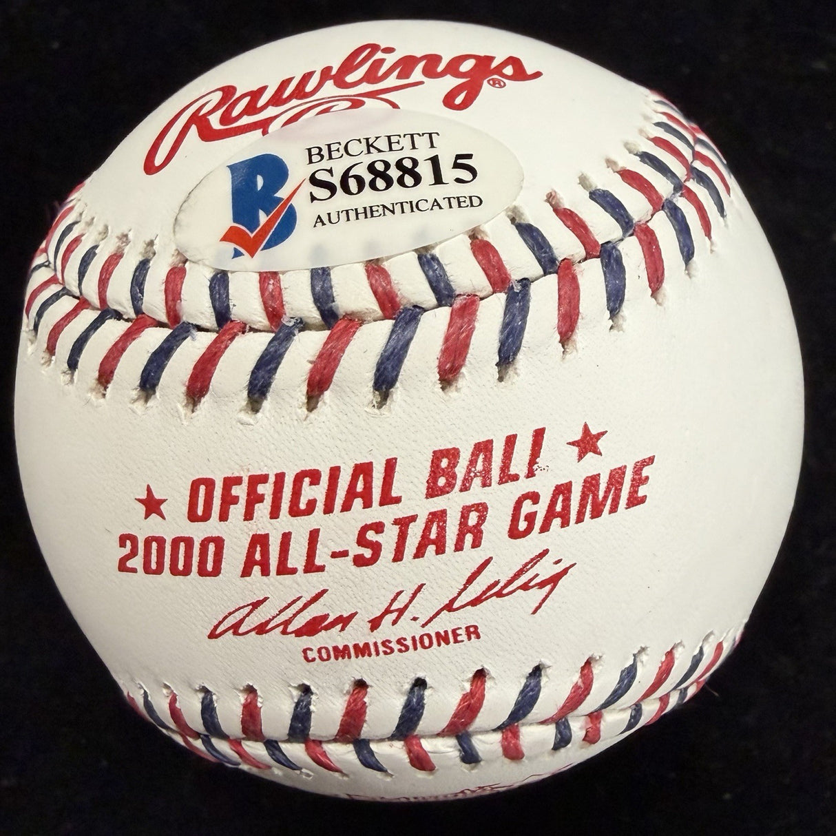 Sammy Sosa HR Derby Champ Signed 2000 All Star Game Logo Baseball BAS Holo Only