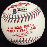 Sammy Sosa HR Derby Champ Signed 2000 All Star Game Logo Baseball BAS Holo Only