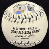 Albert Pujols Signed 2003 All Star Game Logo Baseball Beckett Witness Holo Only