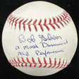 Bob Gibson 1968 Most Dominant Performance Signed Baseball JSA