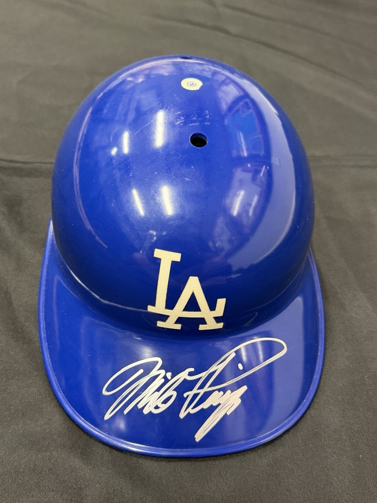 Mike Piazza Signed Authentic Diamond Collections Dodgers Batting Helmet JSA