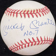 Mickey Mantle No. 7 Signed Baseball Upper Deck Holo UDA