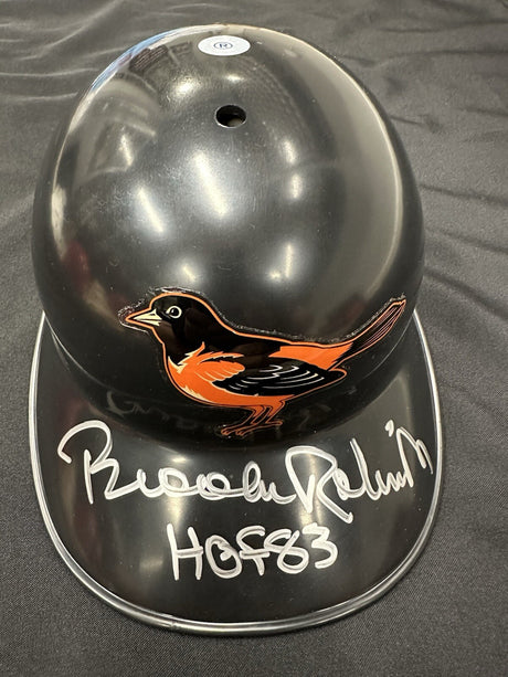 Brooks Robinson HOF 83 Signed Authentic Baltimore Orioles Batting Helmet JSA