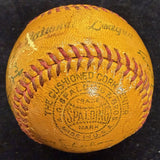 Babe Ruth 1938 Brooklyn Dodgers Team Signed Baseball JSA LOA 
