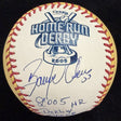 Bobby Abreu 05 HR Derby Champ Signed 2005 Home Run Derby Logo Baseball Beckett