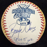 Bobby Abreu 05 HR Derby Champ Signed 2005 Home Run Derby Logo Baseball Beckett