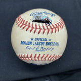 Mike Trout Game Used Career Hit #713 Double Signed MLB Holo