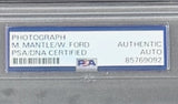 Mickey Mantle Whitey Ford Dual Signed 8x10 Photo JSA PSA Encapsulated 