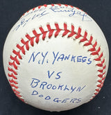Johnny Mize New York Yankees 1949 World Series Signed Baseball JSA