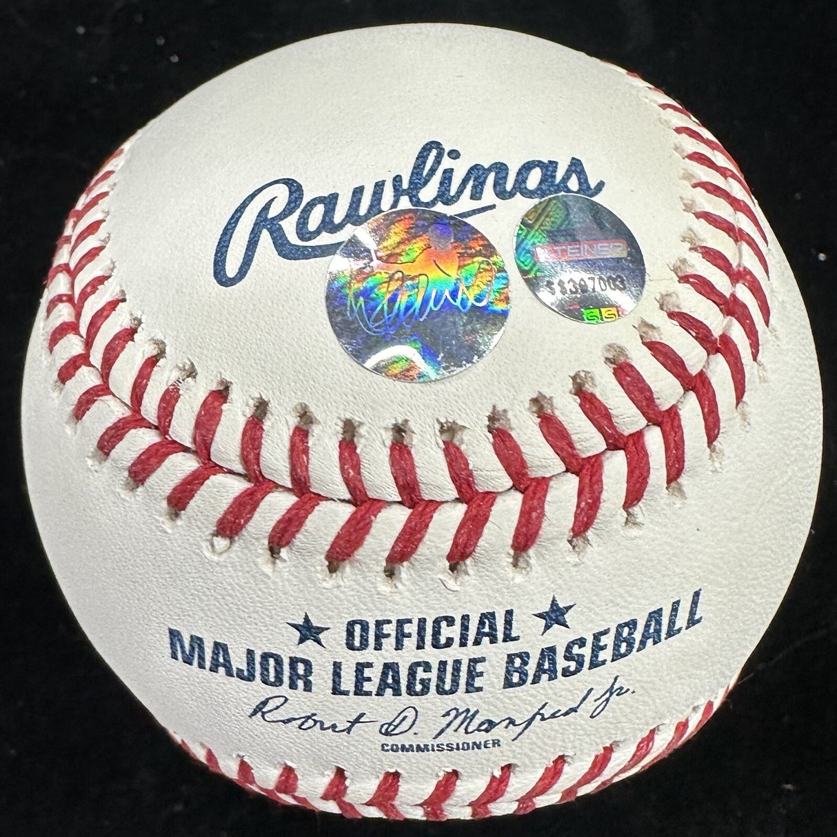 Ichiro Suzuki 3-21-19 Signed 2019 Opening Series Logo Baseball Steiner Sports 