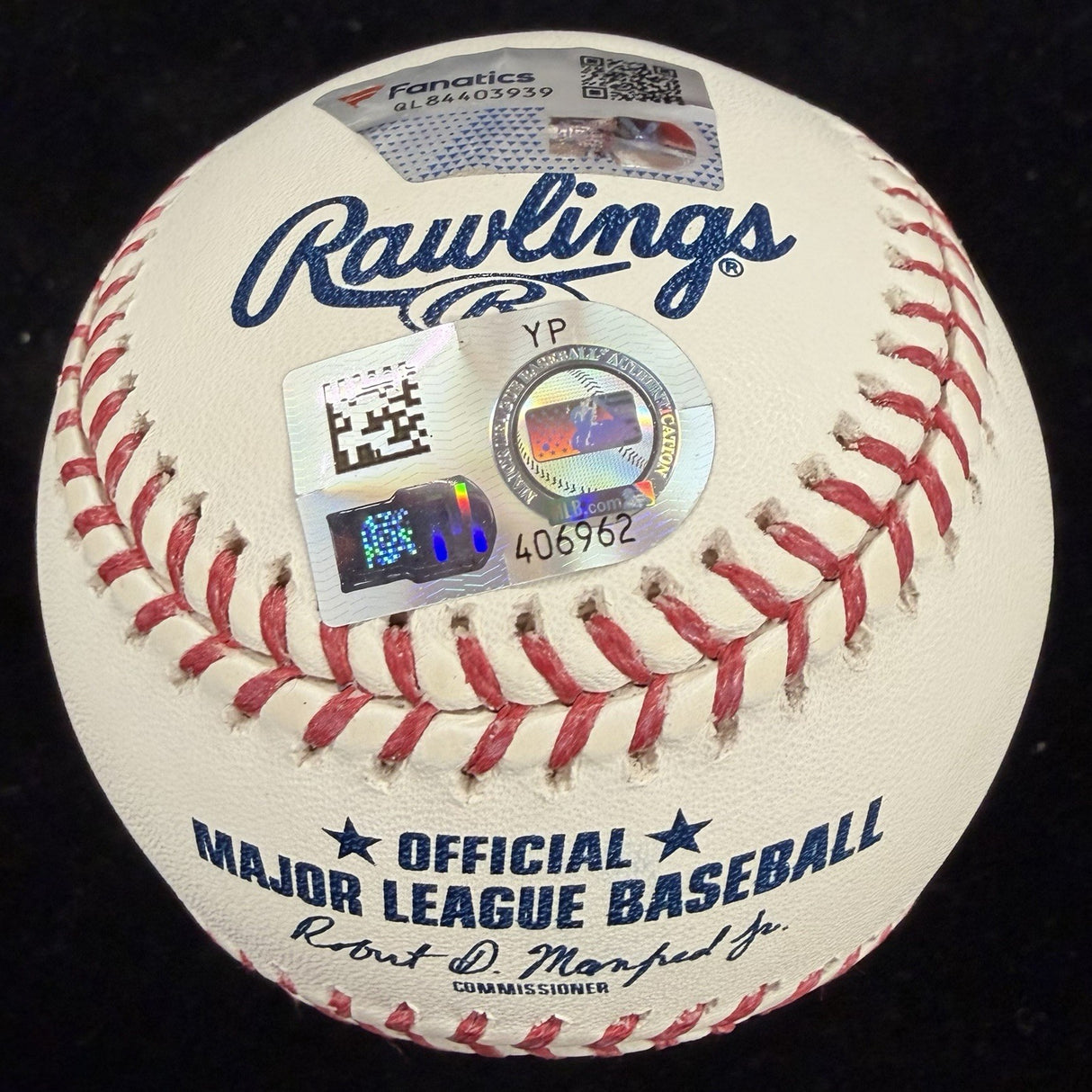Shohei Ohtani Single Signed Baseball MLB Holo Fanatics Holo Hologram