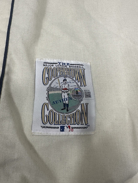 Bob Feller HOF 62 Signed Authentic Indians Mitchell Ness Jersey PSA LOA