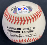 Steven Norman Carlton Full Name Signed Baseball Steve PSA