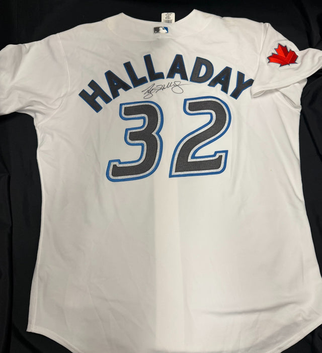 Roy Halladay Signed Blue Jays Authentic Majestic Jersey PSA/DNA LOA