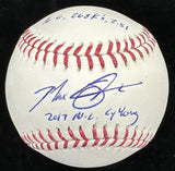 Max Scherzer 13, 16, 17 Cy Young Award Signed Stat Baseball Set MLB Holo