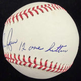Nolan Ryan 12 One Hitters Signed Baseball TRISTAR Holo