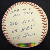 Pete Rose 1973 NL MVP Signed RJ Stat Baseball Complete Box Bag Cert