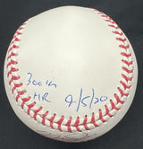 Mike Trout Angels All Time HR Leader Signed Baseball MLB Holo 