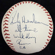 Rickey Henderson All Time Walk King Runs SB Signed Baseball Beckett Holo
