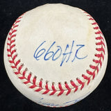 Willie Mays 660 HR 3283 Hits Sogned Baseball JSA LOA Steiner Sports Holo