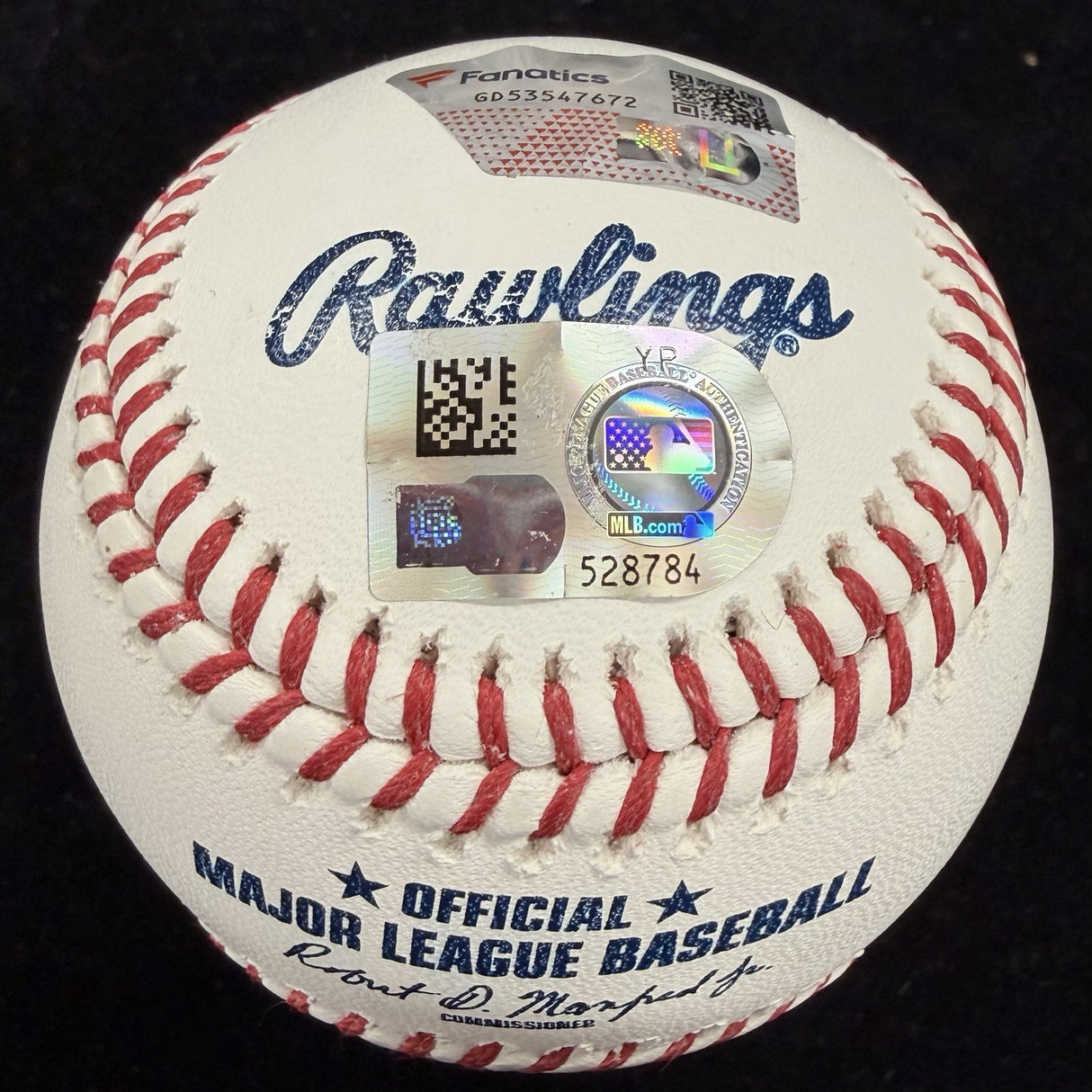 Nolan Ryan Signed Baseball MLB Holo Fanatics Holo