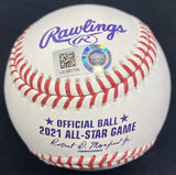 Mike Trout 9th ASG Signed 2021 All Star Game Logo Baseball MLB Hologram Holo