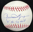 Rollie Fingers 81 AL CY MVP Signed Baseball JSA