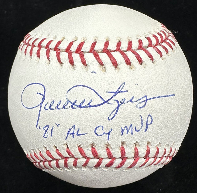 Rollie Fingers 81 AL CY MVP Signed Baseball JSA