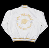 Alex Caruso Game Worn Ring Ceremony Warm Up Jacket Thunder NBA Champs