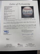 Babe Ruth Single Signed OAL Harridge Baseball JSA LOA PSA Graded 8 Signature